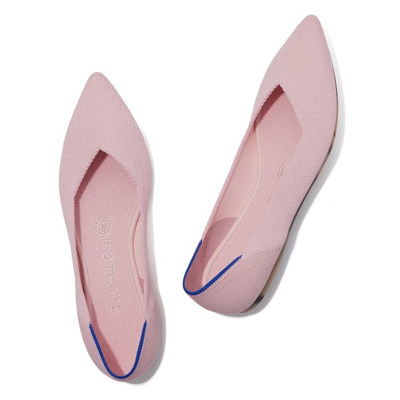 Rothy's Shoes - Rothy's The Point Flat in Blush Pink 8